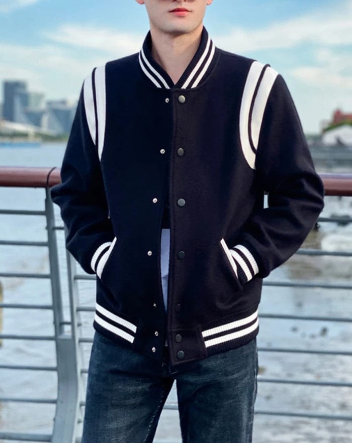 blouson universitaire homme luxueux