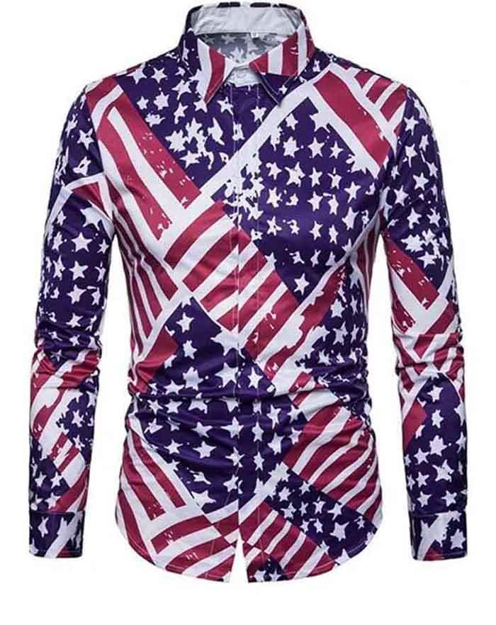 Chemise Drapeau Usa