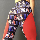 arriere legging drapeau us