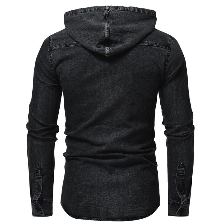 arriere chemise cowboy noire