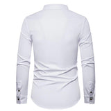 arriere chemise western blanche