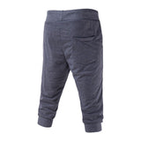 arriere pantalong mi mollet gris usa