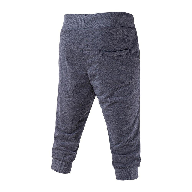 arriere pantalong mi mollet gris usa