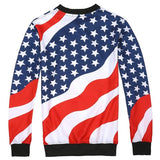 arriere sweat drapeau americain
