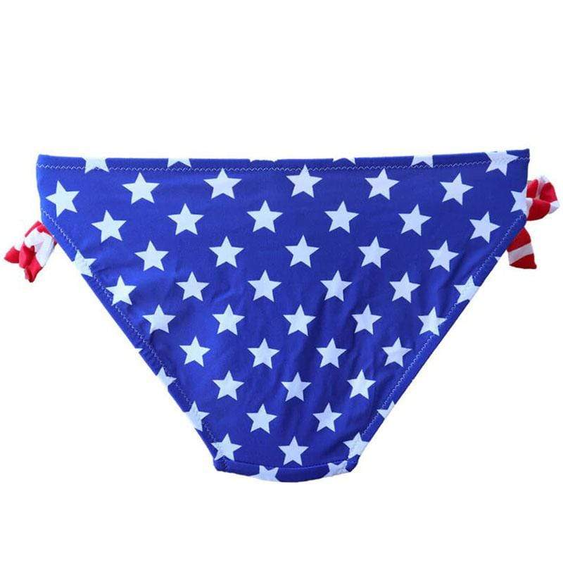 arriere bikini femme drapeau usa
