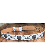 arriere ceinture country blanche