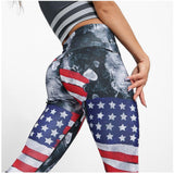 arriere legging drapeau us