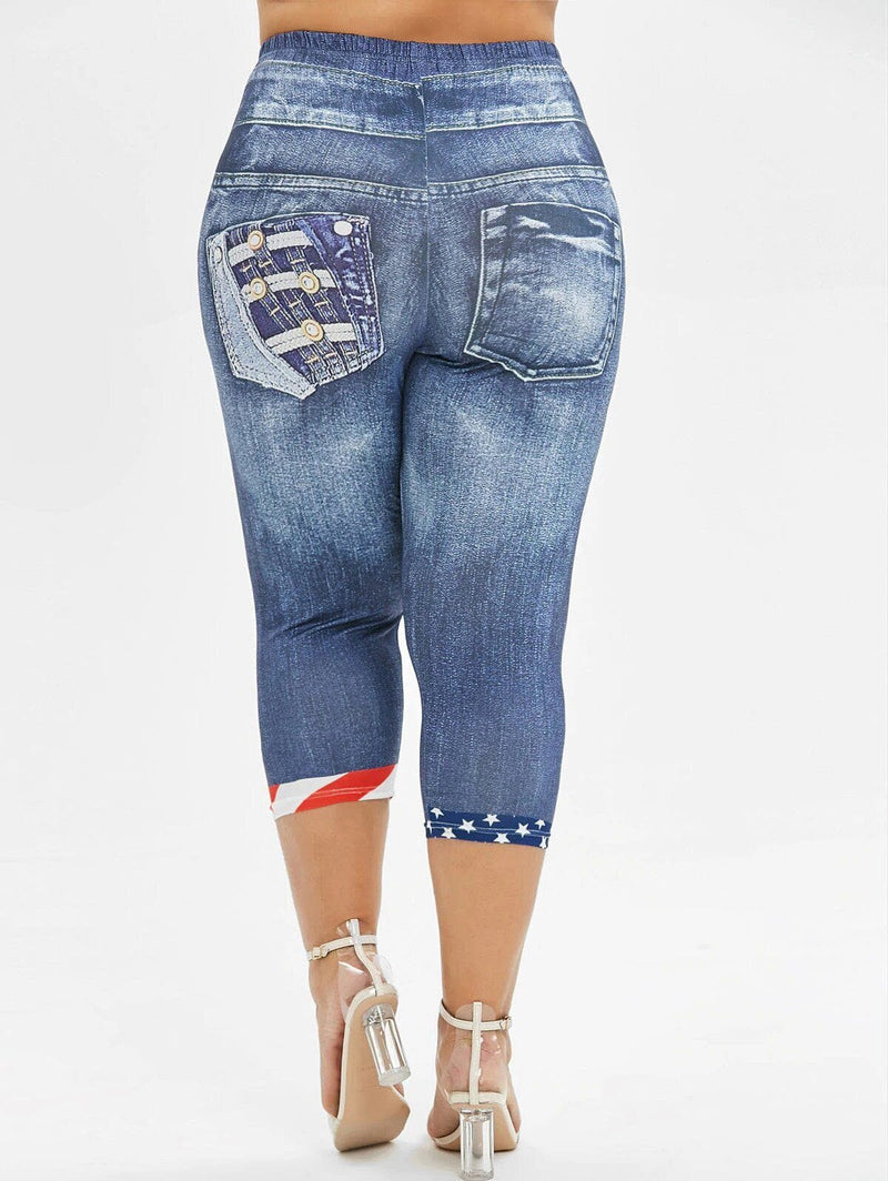 arrierre legging bleu fonce us