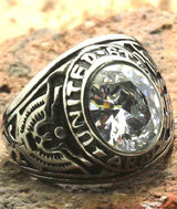 bague acier armée États Unis