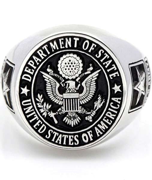 bague americaine argent