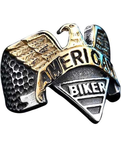 bague américaine biker