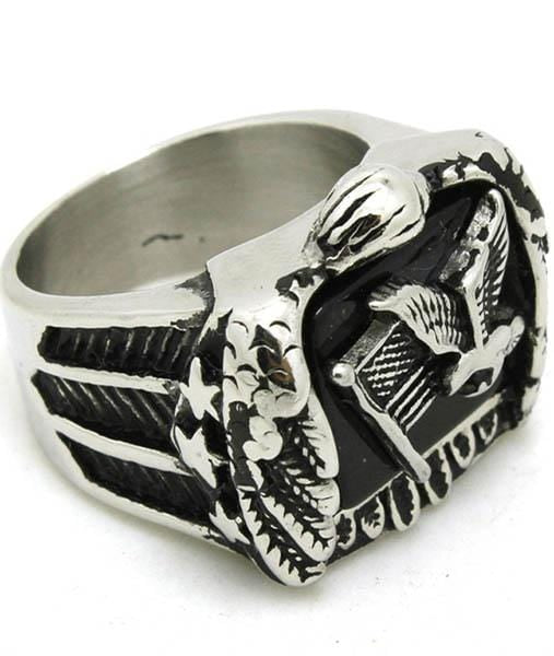 bague americaine vintage homme