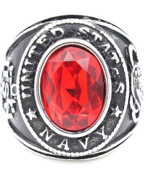 bague marine etats unis homme