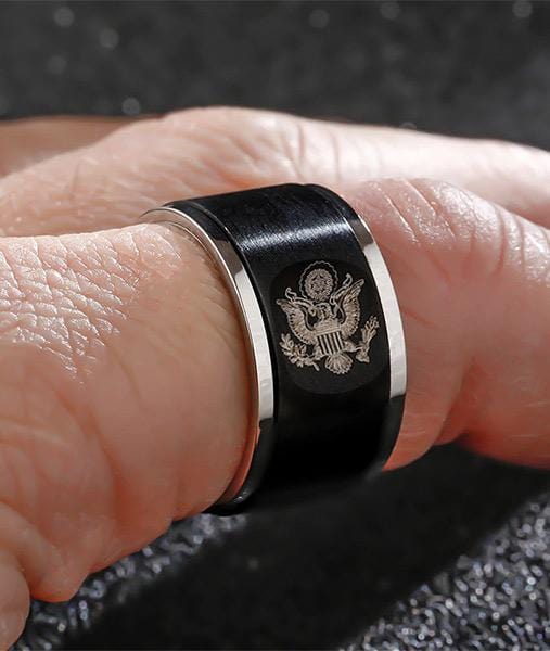 bague style americain