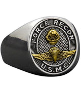 bague US marines argent