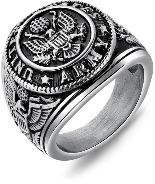 bague usa pour homme