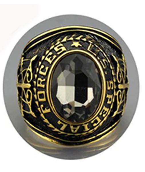 bague etats unis pierre noire