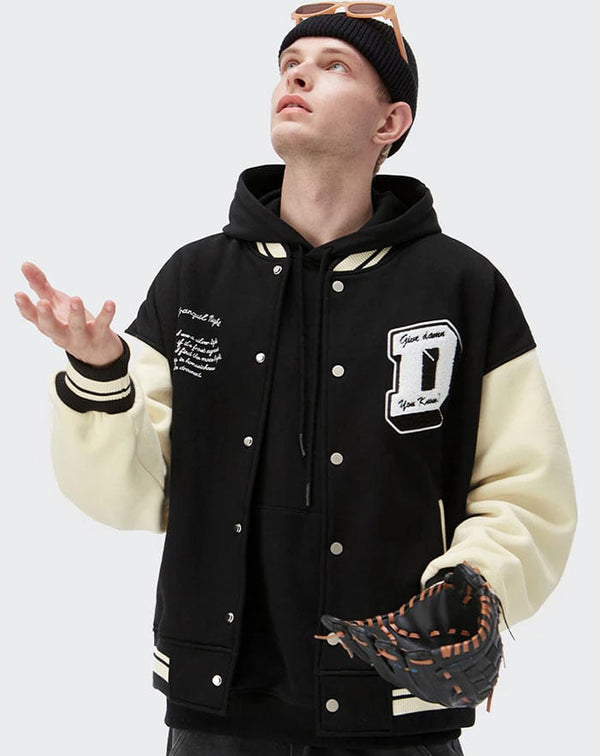 blouson college rétro