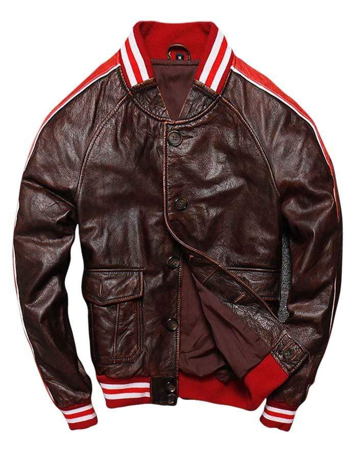 blouson cuir aviateur américain