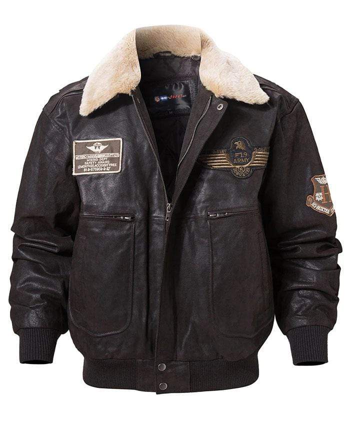 blouson cuir aviateur us