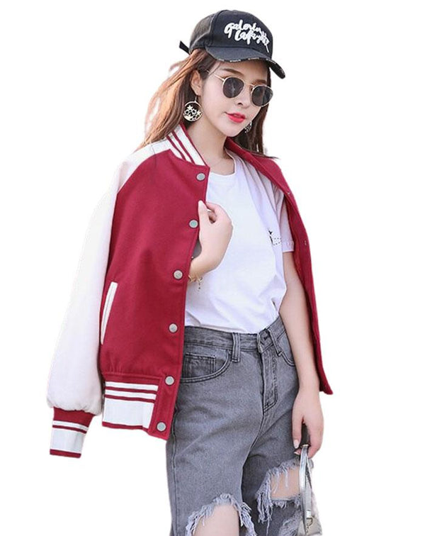 blouson etudiant americain femme