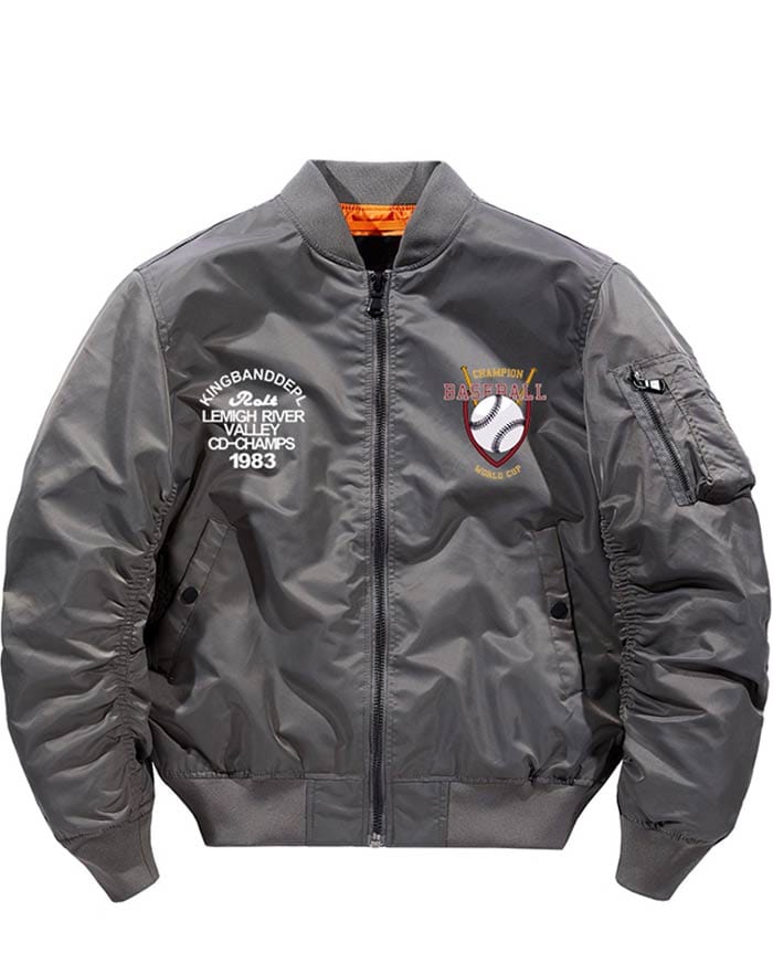 blouson gris sport USA