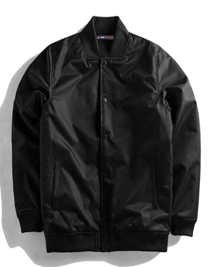 blouson letterman noir