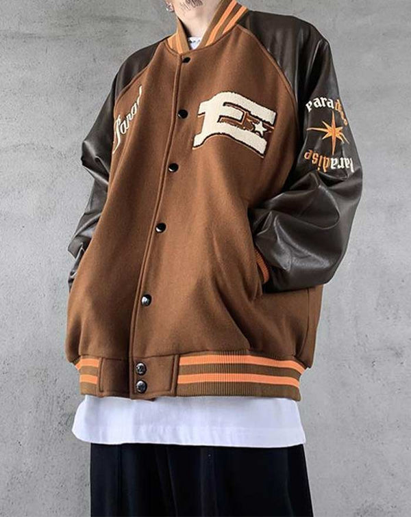 blouson marron étudiant États Unis