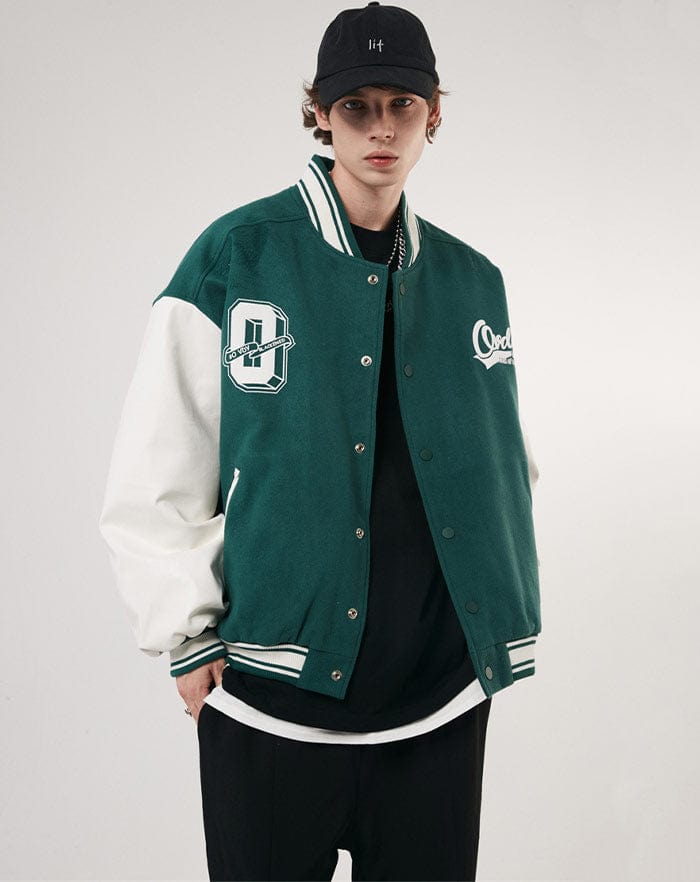blouson teddy college américain