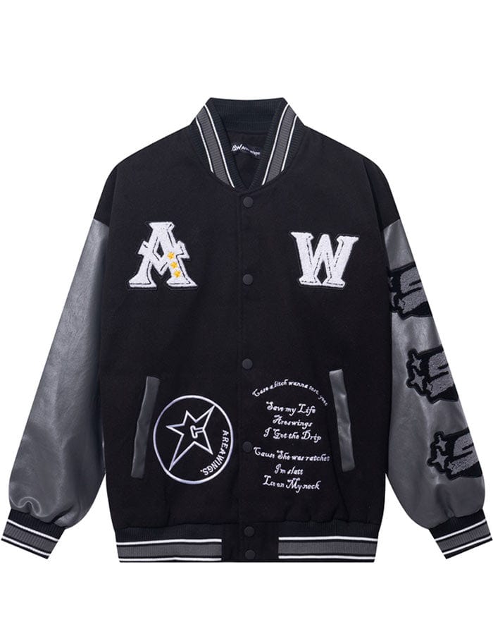 blouson teddy college homme