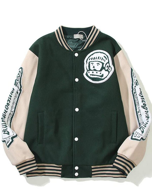 blouson teddy vert