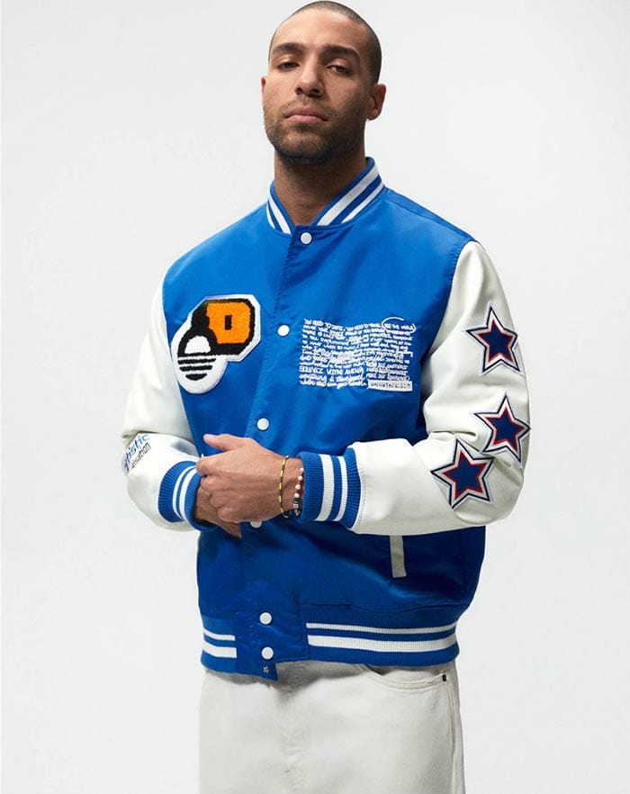 blouson varsity foot USA