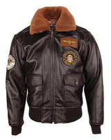 blouson cuir marine etats unis