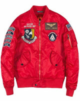 bomber rouge aviateur air force