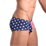 boxer bain drapeau us