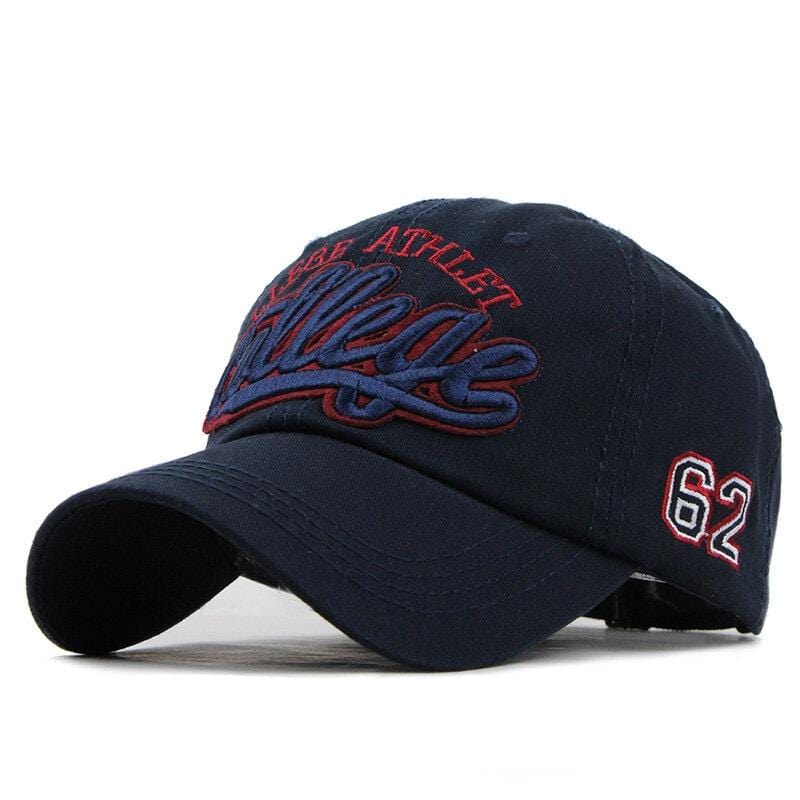 casquette bleu marine college etats unis