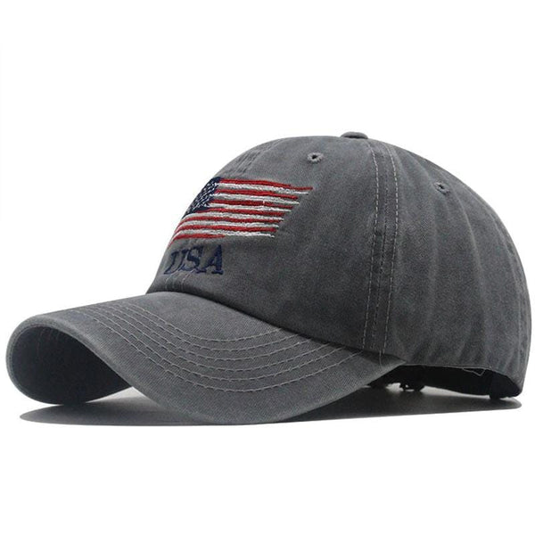 casquette grise banniere usa