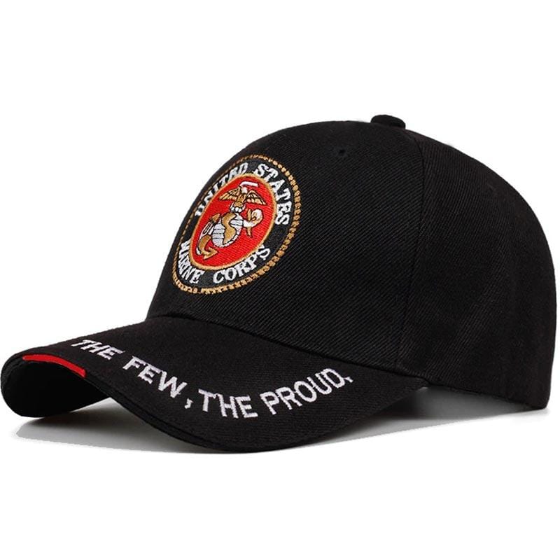 casquette marines etats unis noire