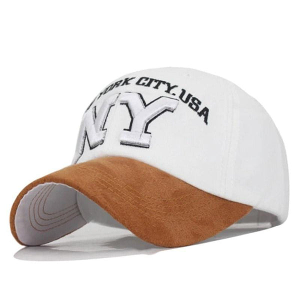 casquette new york blanche