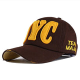 casquette new york marron