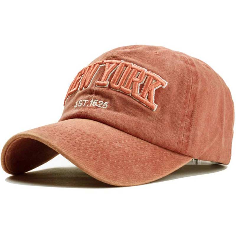 casquette new york orange