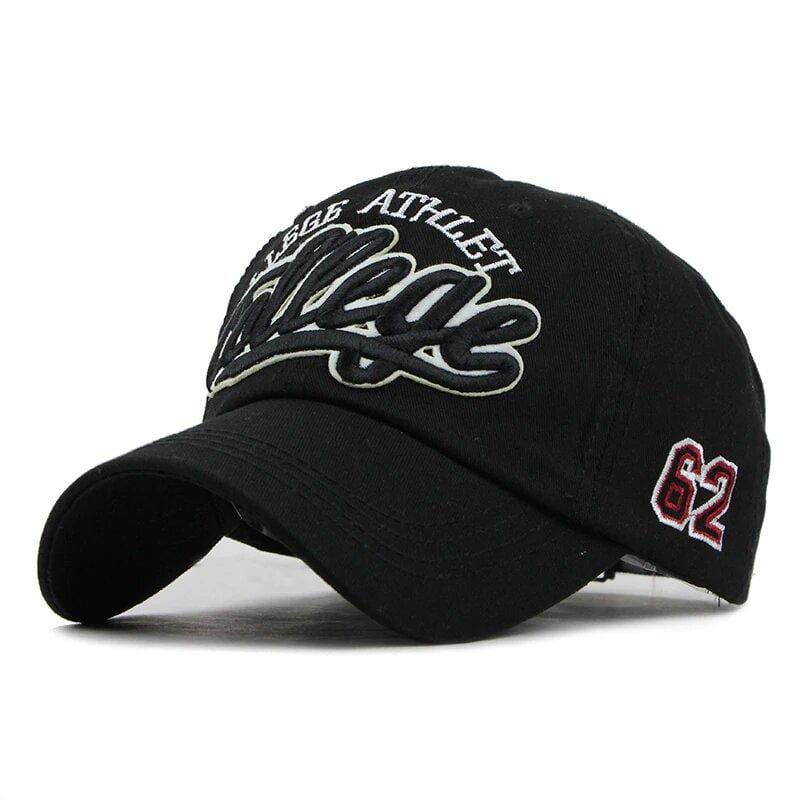 casquette noire college amerique