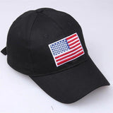 casquette noire drapeau us