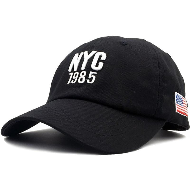 casquette noire nyc banniere us