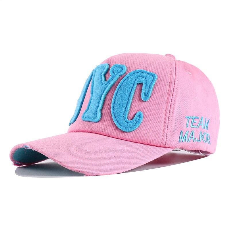 casquette nyc rose