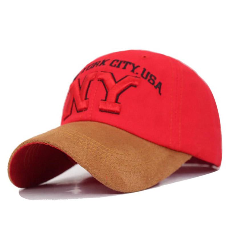 casquette nyc rouge