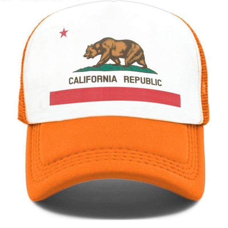 casquette orange style republic california