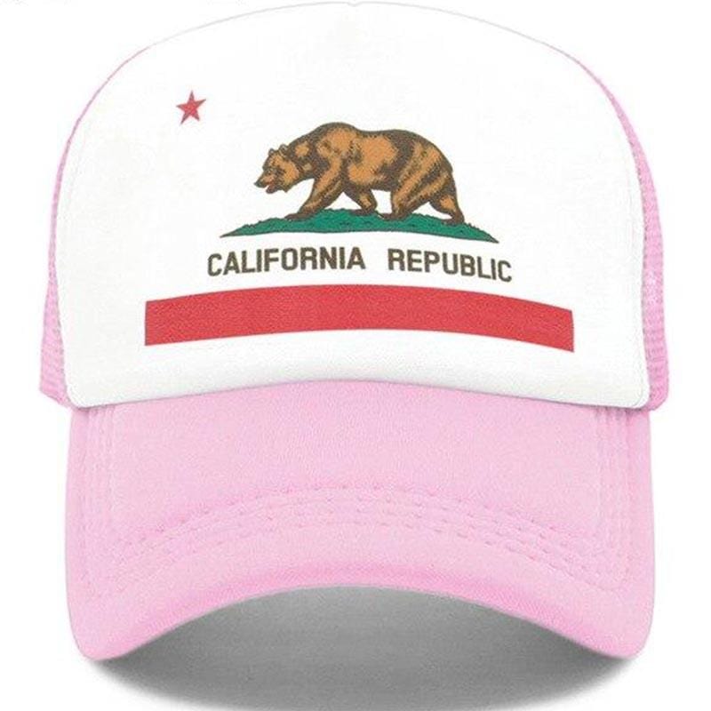 casquette rose etats de la californie