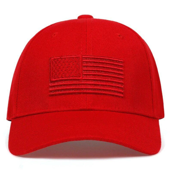 casquette rouge look amerique