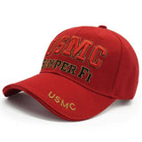 casquette usmc bordeaux